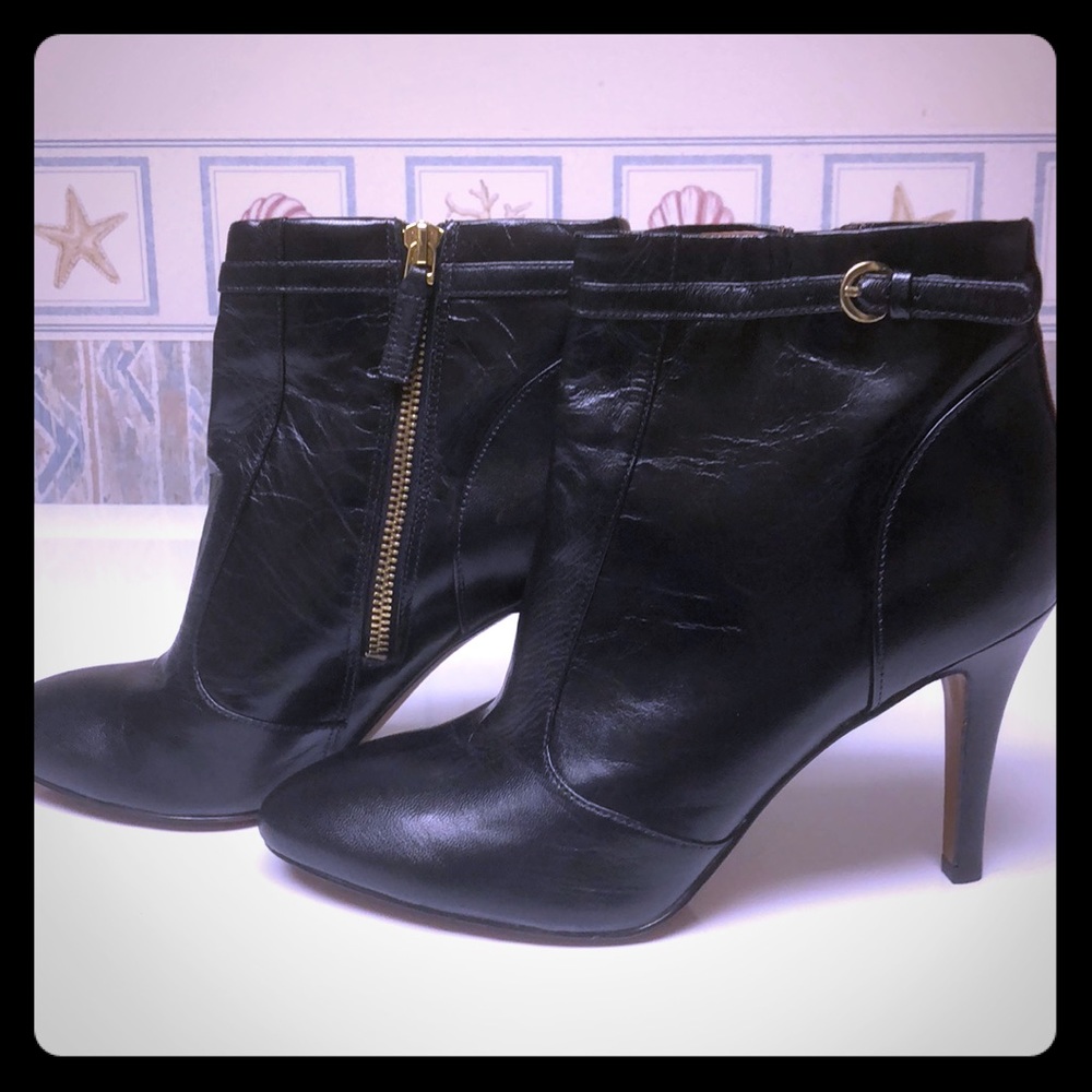 Leather booties - Nine West